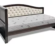 Фото Кровать Вероника Soft-М из дуба от производителя 'Муром-Мебель'