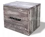 Фото Тумба «Веста», массив сосны, 410x500x330, цвет - Венге 1,5 матовый от производителя 'Муром-Мебель'