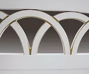 Фото Кровать Лира (Lux) из бука от производителя 'Муром-Мебель'