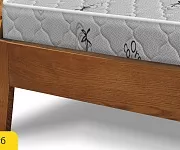 Фото Кровать Данте из дуба от производителя 'Муром-Мебель'