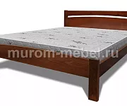 Фото Кровать «Луара» массив сосны, 160х200, цвет - старый орех 2 от производителя 'Муром-Мебель'