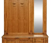 Фото Тумба с вешалкой и зеркалом Флоренция от производителя 'Муром-Мебель'