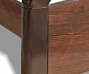 Фото Кровать Бали Lux из бука от производителя 'Муром-Мебель'