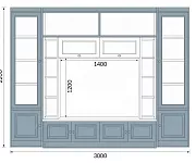 Фото Стенка Тордис от производителя 'Муром-Мебель'