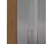 Шкаф Бергамо 3-х ств., фасады МДФ в эмали Фото Шкаф Бергамо 3-х ств., фасады МДФ в эмали от производителя 'Муром-Мебель'