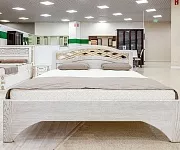 Фото Кровать Вирсавия (белая эмаль с золотой патиной) от производителя 'Муром-Мебель'