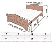 Фото Кровать Европа мод1 от производителя 'Муром-Мебель'