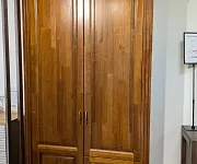 Фото Шкаф «Флоренция-4», массив сосна , 2300х1150х600, цвет - вишня 2 от производителя 'Муром-Мебель'