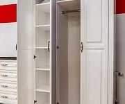 Фото Шкаф Прованс Браун (белая эмаль + Венге 3) от производителя 'Муром-Мебель'