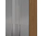 Фото Шкаф Бергамо 3-х ств., фасады МДФ в эмали от производителя 'Муром-Мебель'