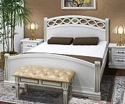 Фото Кровать Сиена из бука от производителя 'Муром-Мебель'