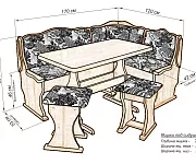 Фото Кухонный уголок Новый от производителя 'Муром-Мебель'