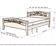 Фото Кровать Юлия (ковка) от производителя 'Муром-Мебель'