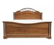 Фото Кровать Амелия из дуба от производителя 'Муром-Мебель'