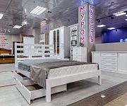 Фото Кровать Морфей (белая эмаль) от производителя 'Муром-Мебель'