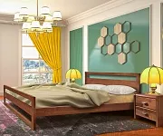 Фото Кровать Квебек из дуба от производителя 'Муром-Мебель'