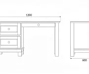 Фото Стол письменный Тордис от производителя 'Муром-Мебель'