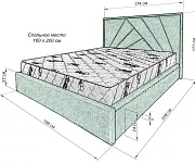 Фото Кровать Женева от производителя 'Муром-Мебель'
