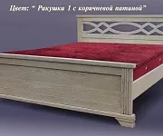 Фото Кровать Лира из дуба от производителя 'Муром-Мебель'