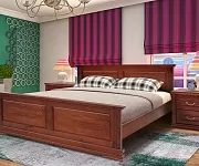Фото Кровать Венеция из бука от производителя 'Муром-Мебель'