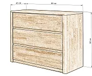 Фото Комод Кьянти от производителя 'Муром-Мебель'