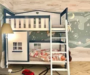Фото Кровать двухъярусная Коттедж от производителя 'Муром-Мебель'