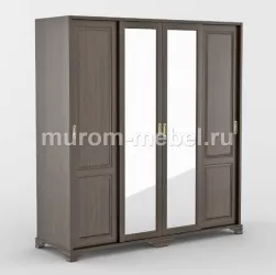 Шкаф-купе Герцог четырехстворчатый с зеркалом