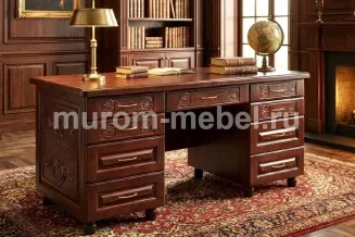 Стол письменный Резной