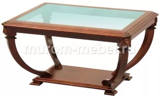 Стол «Лев-2» массив березы, ВхШхГ 20x800x600, цвет - грецкий орех 1