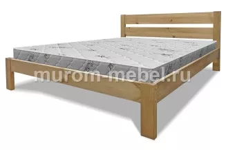 Кровать Бруно, массив сосны, Размер: 90x200, цвет - коричневый 3