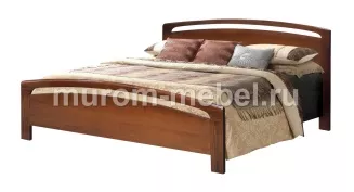 Кровать Бали массив сосны, 160х200, цвет - Коричневый 3 матовый
