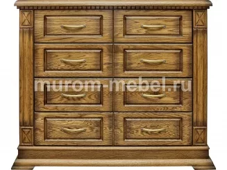 Комод Флоренция 4 ящика (фальшь 8 ящ.)