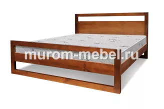 Кровать «Квебек» массив сосны, 160х200, цвет - Венге 2 матовый