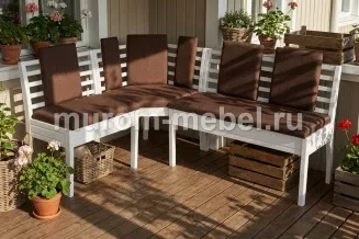 Уголок Грация без подлокотников (береза)