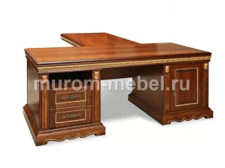 Стол руководителя Милано (сосна, резьба береза)