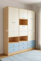 Шкаф Комби 2, фасады МДФ эмаль