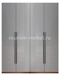 Шкаф Бергамо 4-х ств., фасады МДФ в эмали