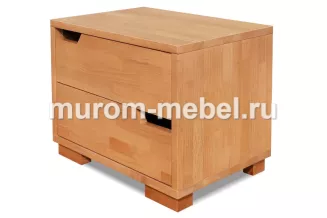 Тумба «Астрид», массив сосны, 405x500x350, цвет - Венге 1,5 матовый