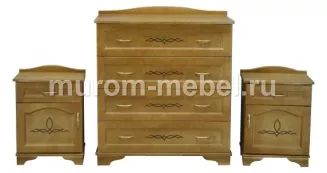 Комод, 2 тумбочки Соната