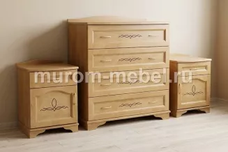 Комод, 2 тумбочки Соната