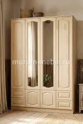 Шкаф 4-х створчатый из серии "Лира"