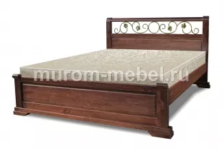 Кровать Эстель (ковка) из дуба