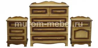 Комод, 2 тумбочки с гребнем