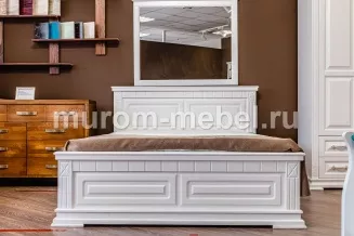 Кровать Флоренция (белая эмаль)