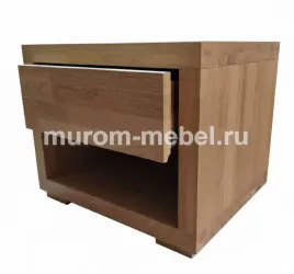 Тумба «Квебек» массив дуба, 400x500x400, цвет: Масло