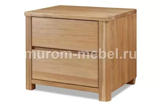 Тумба «Данте New», массив сосны, 500x550x350, цвет - белая эмаль