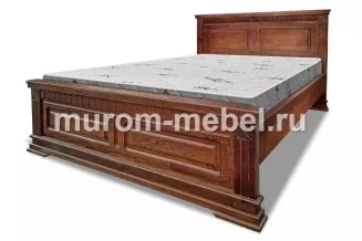 Кровать «Флоренция» массив березы, 140х200, цвет - Грецкий орех 2