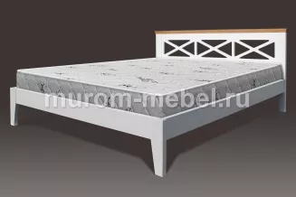 Кровать "Леруа" 180х200, цвет - Покраска в любой цвет морилки