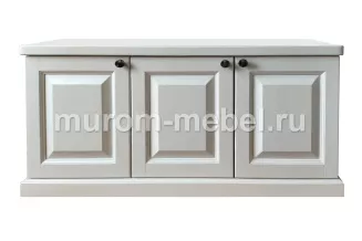 Тумба ТВ «Валенсия» массив сосны 550х1200х400, цвет - шампань