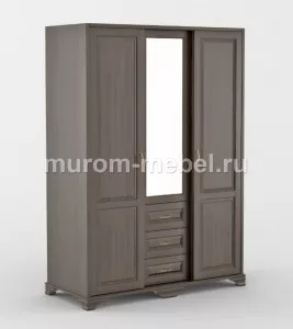 Шкаф-купе Герцог трехстворчатый с зеркалом